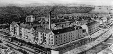 Bild 1: Ansicht der Porzellanfabrik Hermsdorf-Klosterlausnitz von 1898