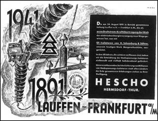 Bild 3: 50 jähriges Jubiläum der Drehstrom-Kraftübertragung