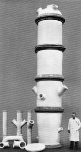 Bild 17: Waschturm aus Hartporzellan