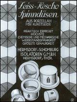 Bild 18: Entwurf für ein Werbeblatt für Zeiss-Hescho-Spinndüsen